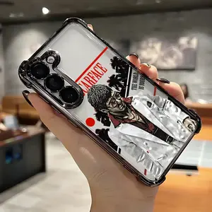 Cool Scarface Phone Case for Samsung Galaxy S25 S24 S23 S22 S21 FE Ultra Plus 4G 5G, Transparent Soft Back Cover, Shockproof.