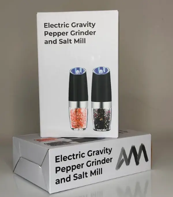 Electric Pepper and Salt Grinder, Kitchen Ware with Adjustable Coarseness, Kitchen Essentials for Cooking & Seasoning, Kitchen Gift