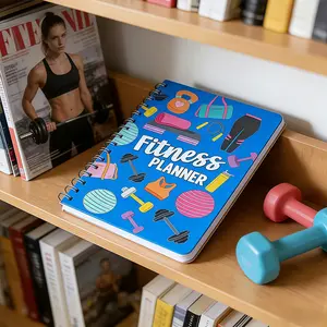 Fitness Journal For Women - Workout Journal ForWomen, Food And Fitness Journals, Undated WorkoutLog Book Planner, Exercise And Gym Journals,Exercise Planner Weight Loss Tracker