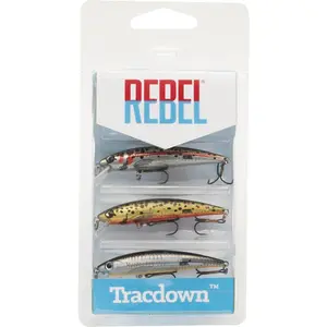 Rebel Tracdown Minnow 3-Piece Variety Pack