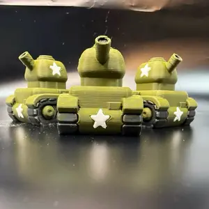 3D Printed Tank Clicker | Valentine’s Day Party Favor | Fun Fidget Toy | Classroom Exchange Gift | Kids Valentine