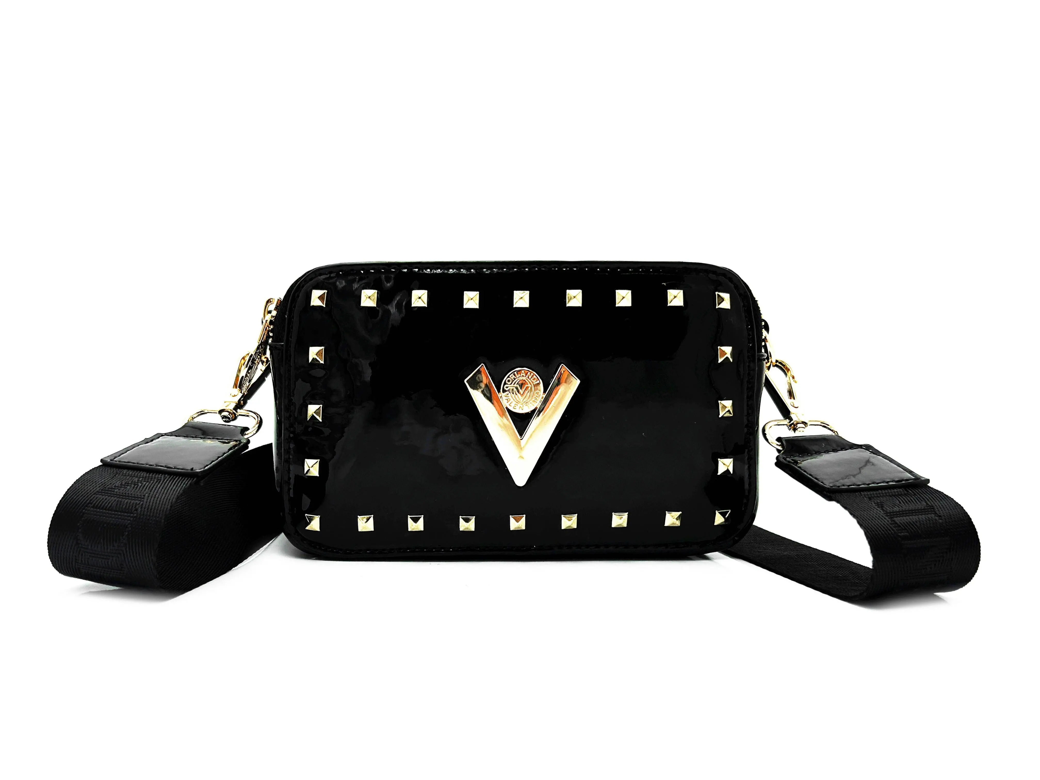 Valentino Orlandi Patent Leather Camera Bag Crossbody Valentino Orlandi Patent Leather Camera Bag Crossbody