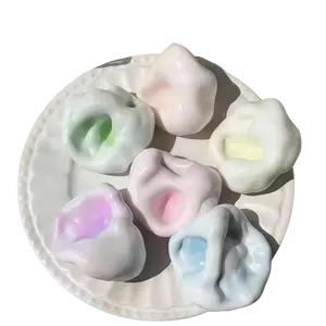 Taba Jelly Shape Squishy Toys - Colorful, Slow Rebound, Melted Soft Silicone Squishy Covered Slime Decompression Toys for 6+ Year Olds, Party Favors