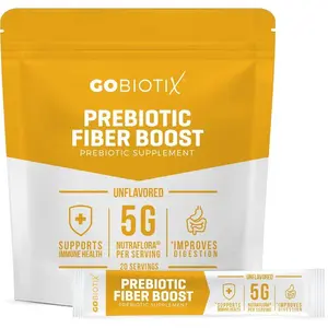 Fiber Supplement Powder with Prebiotics – Soluble Fiber for Gut Health, Digestion & GLP-1 Support, Keto, Vegan, Gluten-Free & Sugar-Free, 20 Servings (Travel Size)