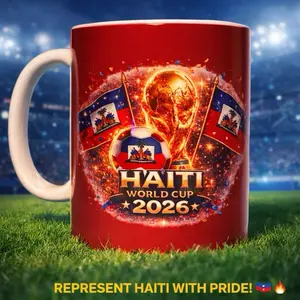 Haiti World Cup 2026 Mug  | Soccer Fan Gift | Haitian Pride Coffee Cup