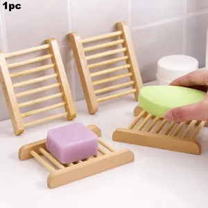 Wooden Soap Holder, 1 Count Creative Hollow out Soap Dish, Soap Tray, Soap Bar Storage Rack for Home, Bathroom Accessories