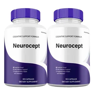 Neurocept Capsules, Max Strength, Neuro Cept Cognitive Supplement (2 Pack)