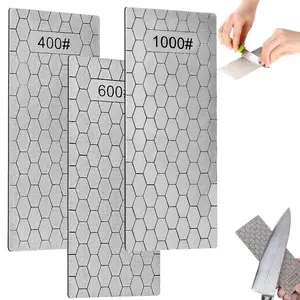 Diamond Sharpening Stone, 1 Count/3 Counts Honeycomb Knife Sharpening Stone, Knife Sharpener for Kitchen, Kitchen Accessories