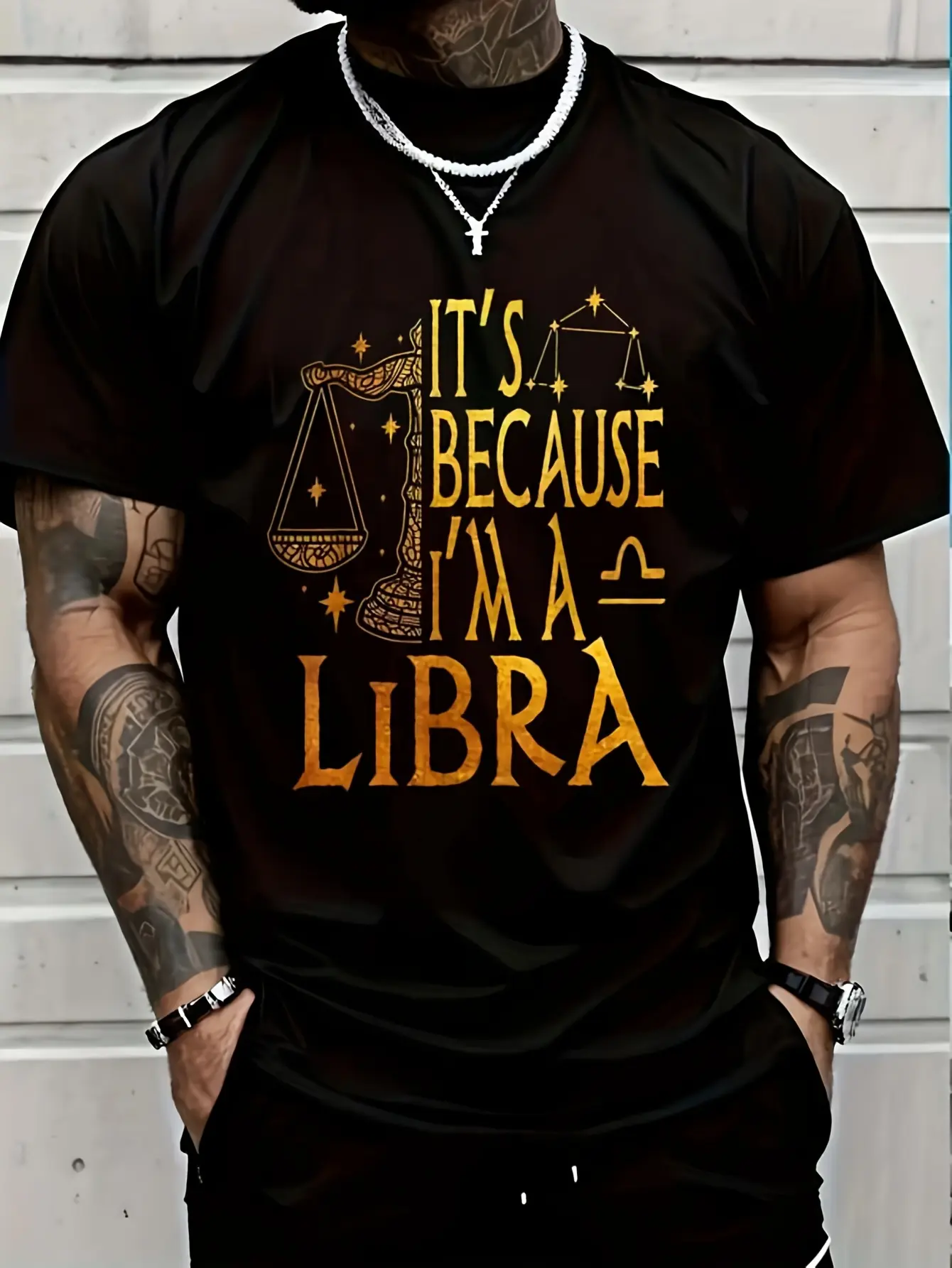 Casual Tshirt Im Libra Zodiac Sign Symbol Scale September October Birthday Tshirt Unisex'S Men Graphic Tee Same Style for Men And Unisex 2026 Summer Leeved Printed Tshirt Happy Mother Day Shirt for Mom Best Mom Ever Graphic Tee Gift, Plus Size