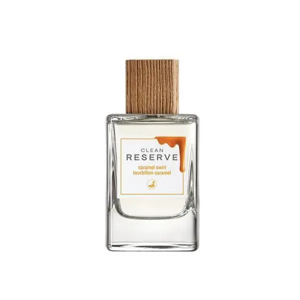 Caramel Swirl | Yummy Fruity Floral Gourmand Perfume | CLEAN RESERVE | Caramelized Coconut, Mango Nectar, Whipped Cream, Musk Sandalwood Scent | Golden Hour Gourmand | Summer Gourmand Scent | Cruelty Free Perfume