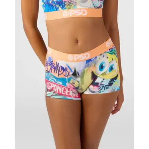 PSD Womens Eye Eye Captain Boy Short Underwear - Comfortable, Breathable, Ultra-light Fabric