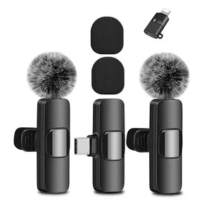 Clip-On Noise Canceling Mic - Clear Audio for Streaming/Teaching, USB-C & iOS Compatible (Portable Lavalier Microphone)