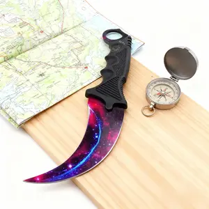 CSGO & Apex Legends Replica Knife – Display Model with Solid Construction, Collector's Edition Prop, Unsharpened Design, Ideal for Cosplay, Gaming Memorabilia, and Safe Showpiece