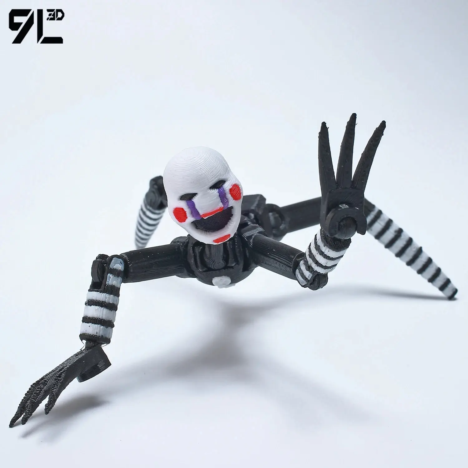 9L3D Printed Puppet Titan13 Five Nights Security Breach FNAF Action Figures Bear Midnight Harem Movable Joint Detachable Toy