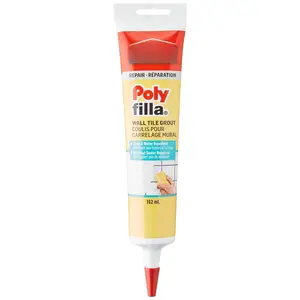 Polyfilla Wall Ti Grout - White, 162 ml
