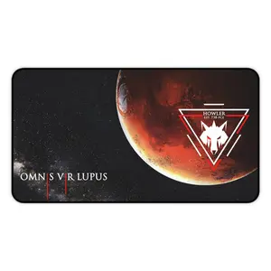 [4 Samples] Howlers, Red Rising, Mars, Gamer Desk Pad, Mousepad, Rustic Workspace Decor, Gift for Her/Him