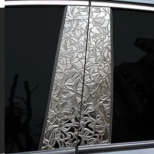 2 very good-looking and interesting car middle pillar stickers, with personalized creativity, B pillar protective film, creative picture flower car sticker sticker, suitable for cars, Car Decorative Sticker