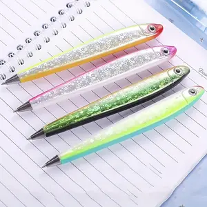 9pcs Creative Fish-Shaped Ballpoint Pens, Ocean Themed Stationery, Student Office Supplies, Cute Learning Accessories, Ink