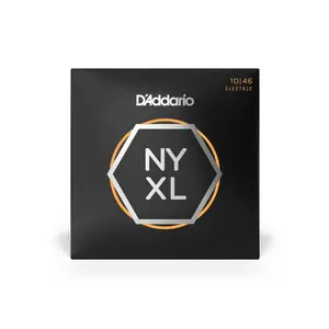 D'Addario NYXL Nickel Wound Electric Guitar Strings 10-46 Regular Light