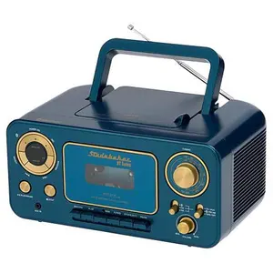 Studebaker Portable CD & Cassette Player w/Bluetooth & AM/FM Radio