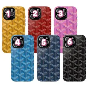 Luxury Parisian Dogtooth Print TPU Cover For iPhone Accessories Durable Protect for iPhone 17 16 15 14 13 12 11 Pro Max