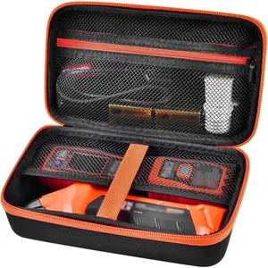 Case Compatible with Klein Tools ET310 AC Circuit Breaker Finder and Integrated GFCI Outlet Tester, with Mesh Pocket Inside for Accessories (Black)