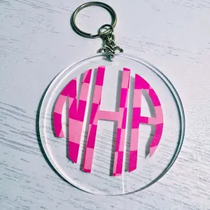 Personalized Monogram Keychain - Customizable