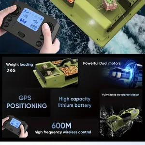 Nest Towing Boat Fishing Brood Boat 99 Fixed Points Wild Fishing Bait Delivery Towing Hook Colorful Light Brood Bait Delivery Boatfishing Gear And Equipment
