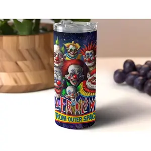 20oz Killer Klowns From Outer Space Design Colourful Tumbler Bottle Drinkware