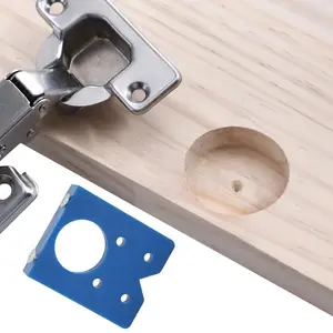 Hinge Hole Locator for Accurate Door Hinge Installation, Cabinet Hinge Positioning Template, Essential Tool for DIY Furniture Assembly