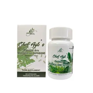 Chef Ayb’s Paragis with Moringa and Guyabano — Natural Herbal Supplement for Daily Wellness | Pure Plant-Based Capsules | 60 Vegetable Capsules x 500 mg | Made with Paragis, Moringa & Guyabano Leaf Powder