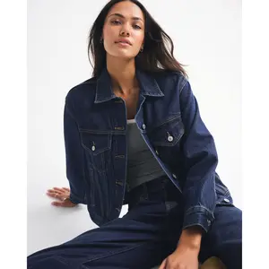 Abercrombie & Fitch Easy Denim Trucker Jacket