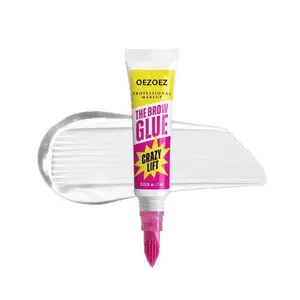 The Brow Glue Crazy Lift, Brow Lamination Gel with 16HR Strong Hold & Built-In Styling Comb Smooth