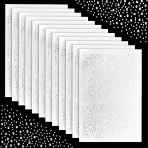 12 Sheets Iron on Rhinestone Transfers  2mm & 3.5mm Glitter Hotfix  , Flat Round  Patches for Clothing DIY, Crafts & Embellishment (Women & Men)