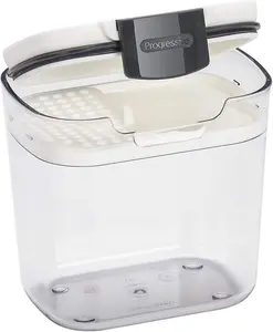 Prepworks Mini ProKeeper 1.5 Cup Spice, Herb, Baking Soda/Powder, Snack Airtight Food Storage Container, Clear bpa  free