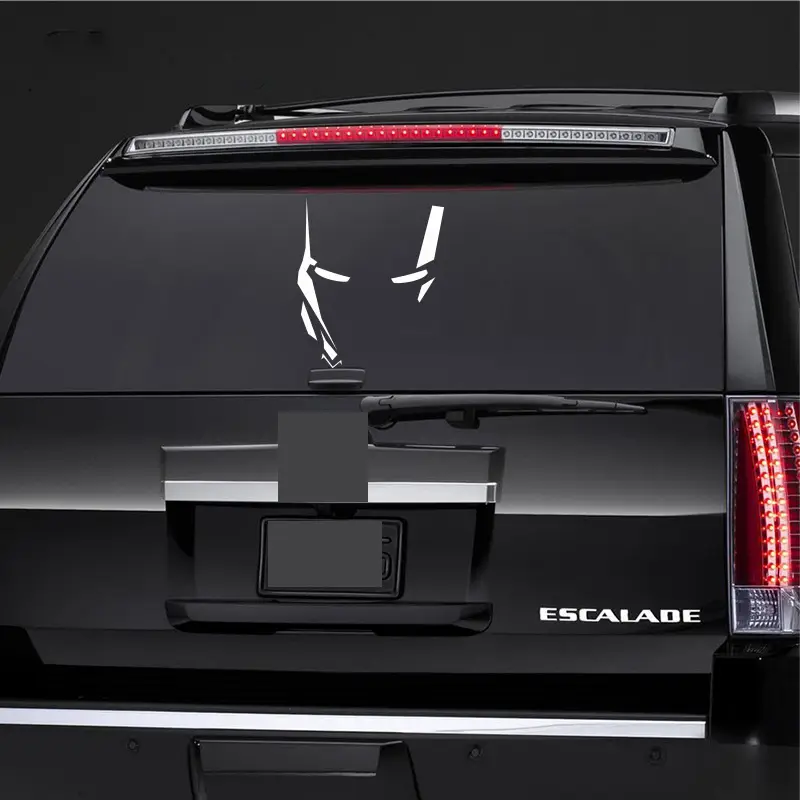 3 Pieces Car Stickers Reflective Personalized Creative Rear Window Body Car Sticker