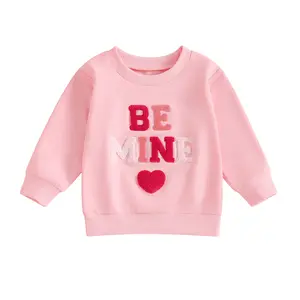 Toddler Baby Girl Boy Valentines Day Outfits 0 3 6 9 12 18 24Months 2t 3t 4t 5t Sweatshirt Sweater Top Shirt Clothes