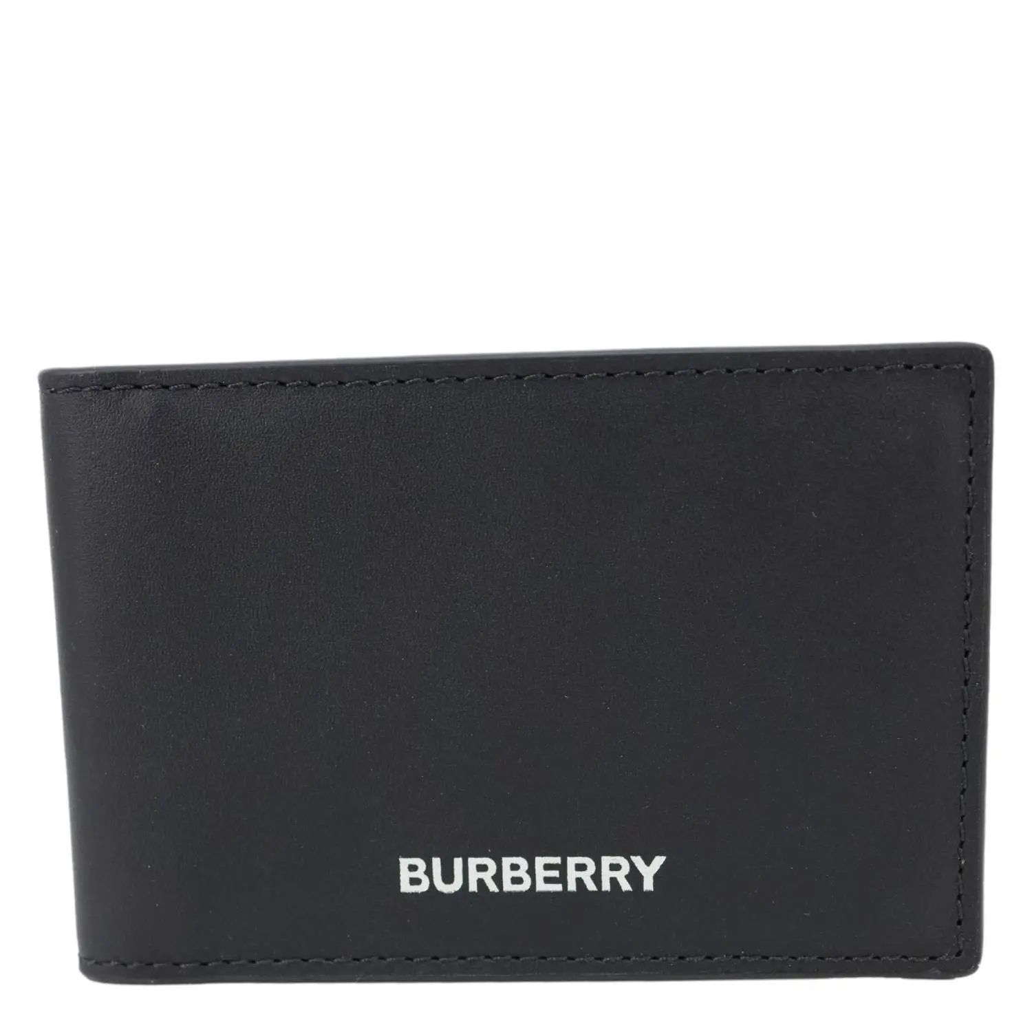 Pre-owned BURBERRY Leather Clutches & Wristlets Card Holder Black
