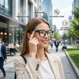 M89 Ai Smart Translation Glasses, HD Camera, Music Control, Wireless Call, Object Recognition, 290mah Battery, Ai Camera Glasses