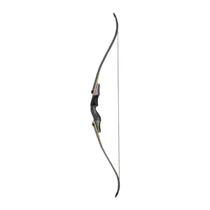 Father's Day Gift VEVOR 60in Takedown Recurve Bow Wooden Bow Arrow Kit Right Hand Hunting Practice 30lbs
