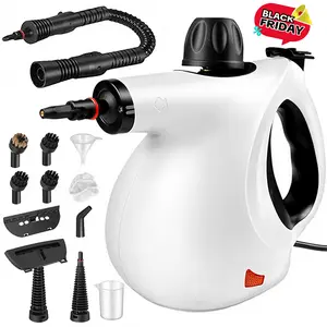 Pressurized Handheld Multi-Surface Natural Steam Cleaner with 12 pcs Replacement Parts , Multi-Purpose Steamer for Springtok , Home and Car Thanksgiving Early