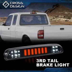 CROSSDESIGN Fit For 93-11 Ford Ranger 99-16 F250 - F550 Super Duty LED Third 3rd Brake Light