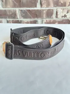 Pre-owned Louis Vuitton Nylon Small Leather Goods Jacquard Monogram Adjustable Shoulder Strap Brown 83453 1
