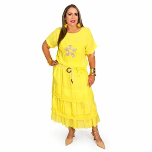 Conjunto Fiore Capri de Lino Italiano – 2 Piezas