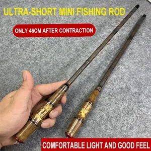 Ultra Short Mini Fishing Rod Ultralight Ultra Hard Stream Rod