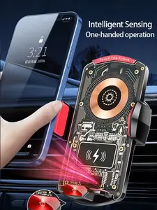 Car Wireless Charger Holder 66W Auto Sensing Magnet Plug Charging Stand for Iphone 17 16 15 14 13 12 Pro Max Samsung Mount