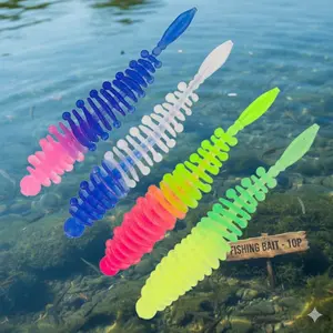 High Sensitivity Silicone Soft Lure Kit: Micro Bionic Thread Design, Universal Freshwater & Saltwater Fishing Bait. Multi-Color Options, Portable Outdoor Tackle Upgrade. Essential Gear for Bass Trout Lure Fishing, Soft Worm Artificial Baits.