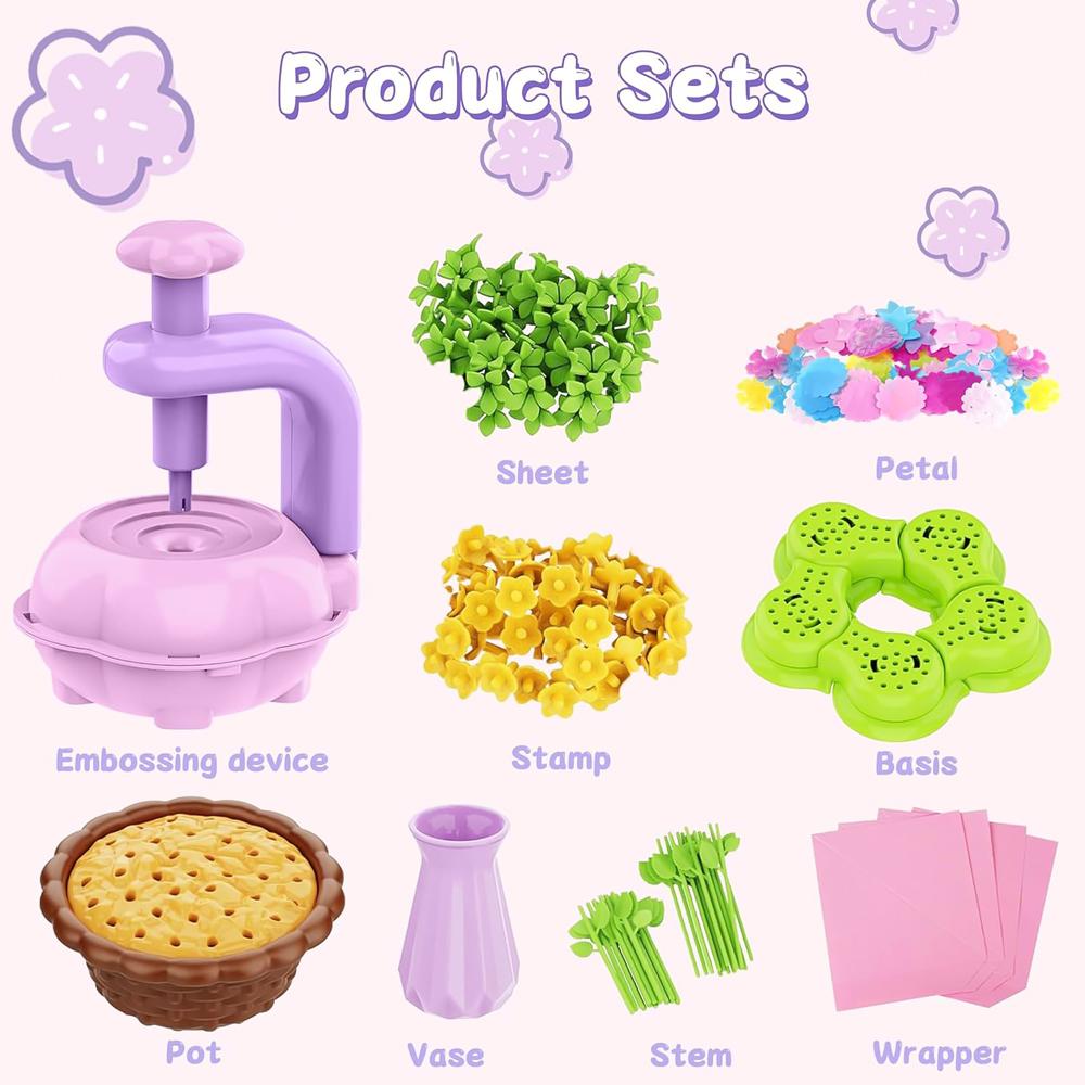 DIY Flower Bouquet Craft Kit for Kids – Colorful Build & Arrange Floral Set, Educational Creative Activity Toy, Birthday Gift for Girls Boys with 3 4 5 6 7 8 9 10 11 12 Years Old DIY Flower Bouquet Craft Kit for Kids – Colorful Build & Arrange Floral Set, Educational Creative Activity Toy, Birthday Gift for Girls Boys with 3 4 5 6 7 8 9 10 11 12 Years Old