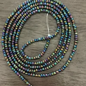 Black lightning Tie on waist beads