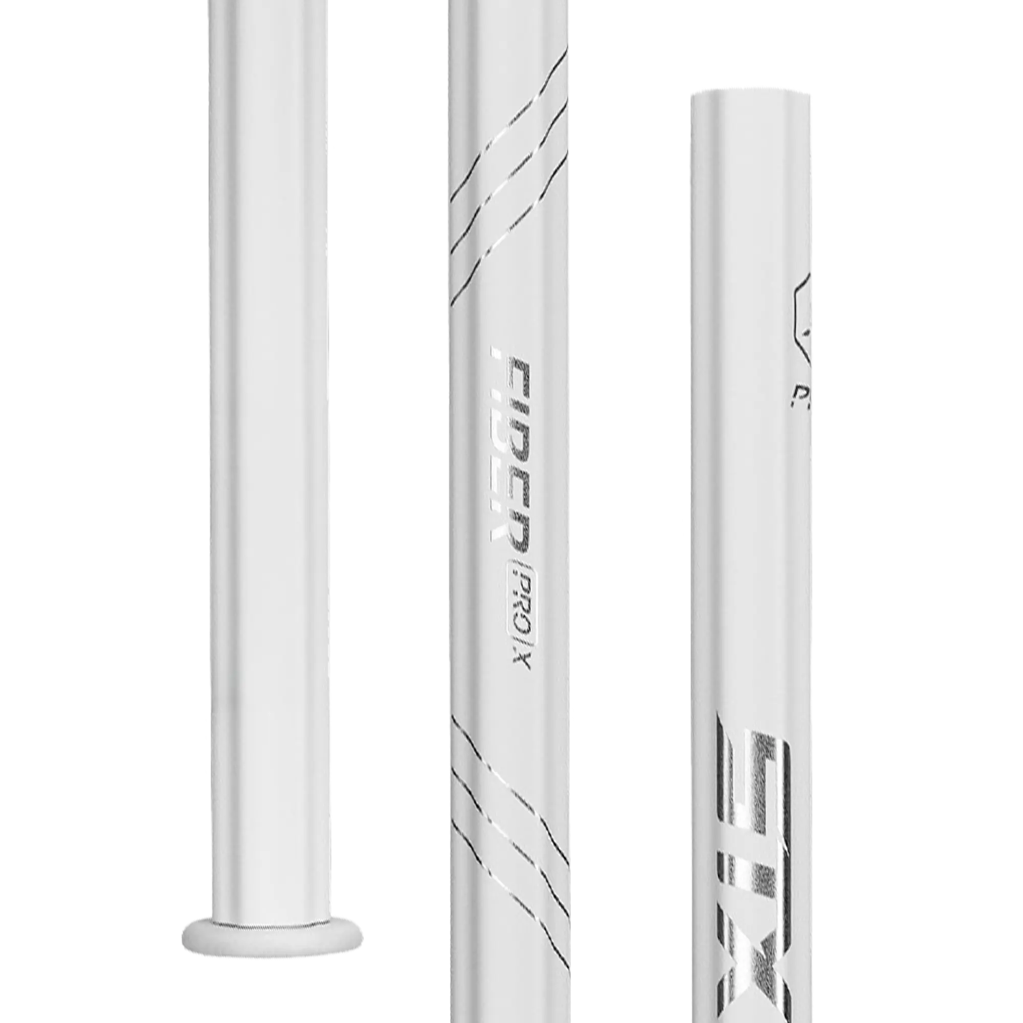 STX Fiber Pro X Attack Lacrosse Shaft - Lacrosse Equipment with Better Ball Control, Curved and Contoured Edges, Fine-Tuned Flex, Higher-Friction Treatment, Reduced Need For Tape, Constant Flex, Fiber Handle